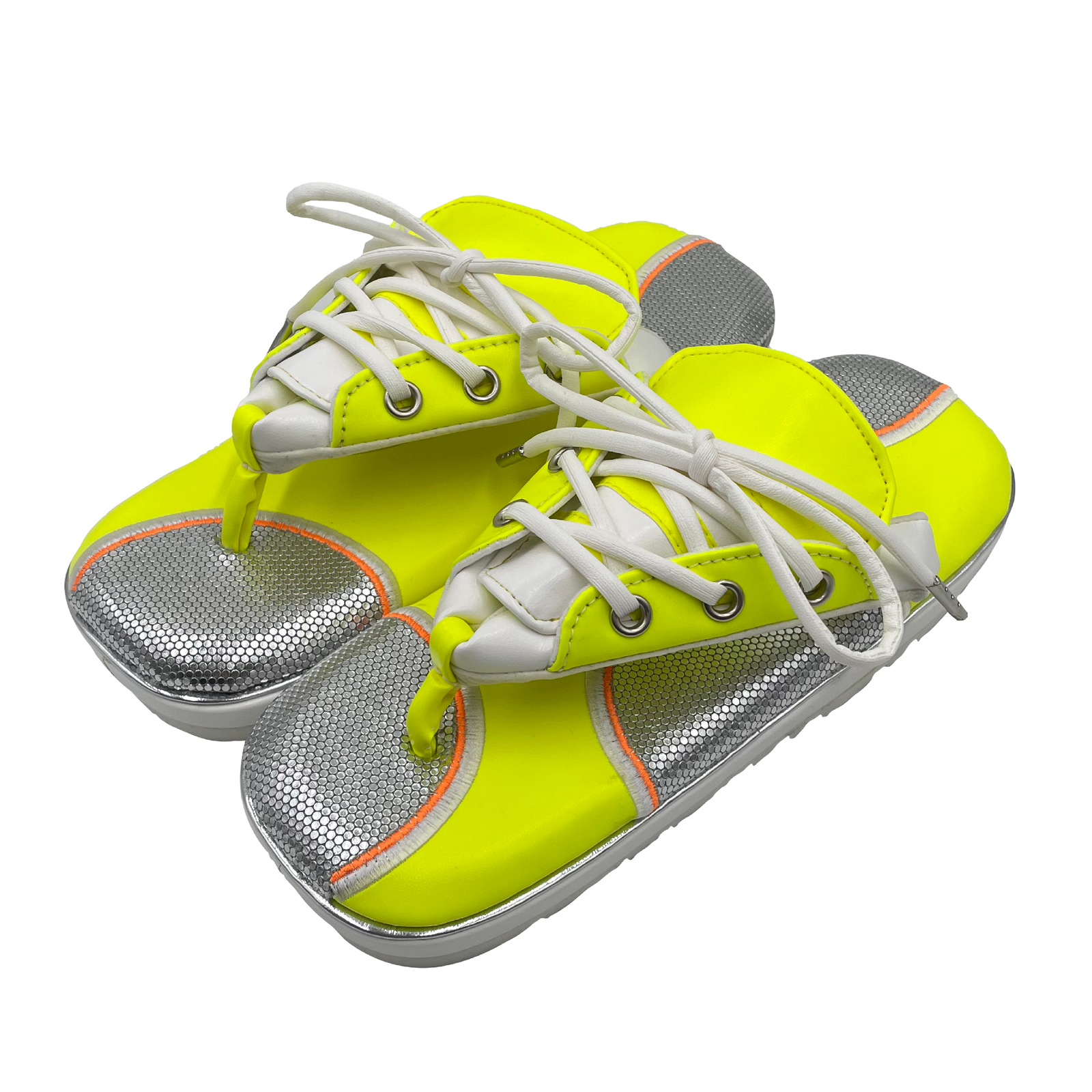 メンズ雪駄　”ニードルワークス-（蛍光Yellow）”