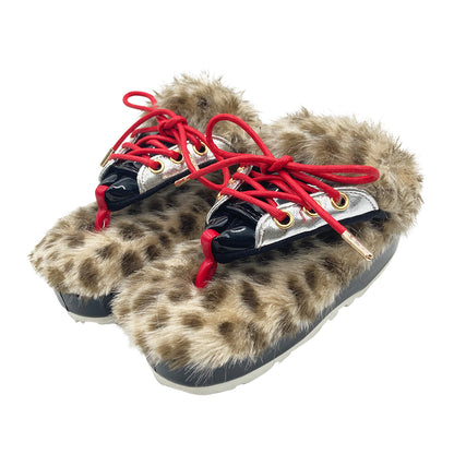 【ANI island fur (leopard)】 レオパード/ブラウン (brown)