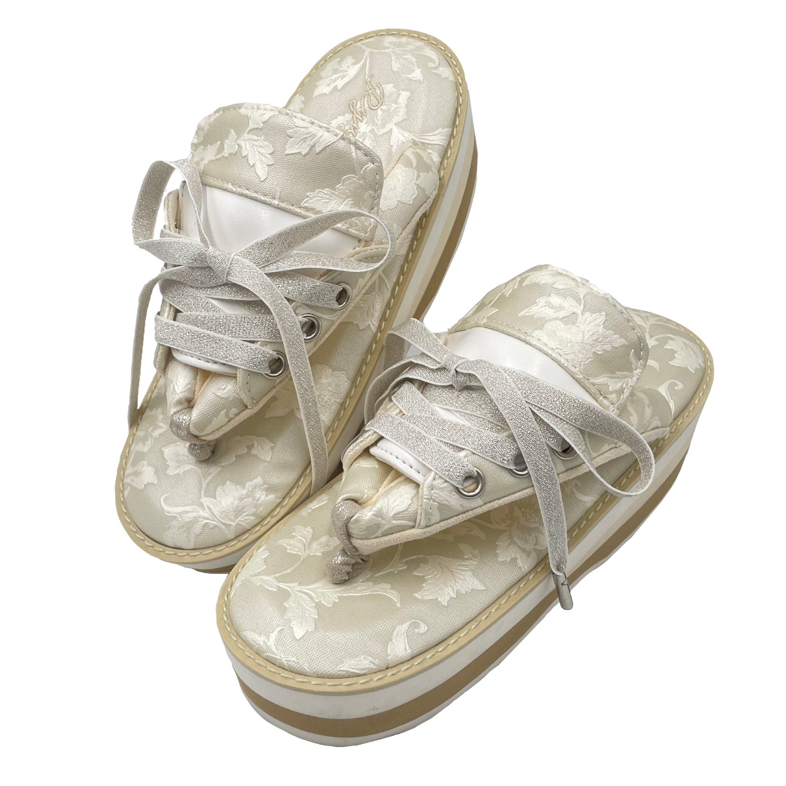 スポカジュ（Beige×White）