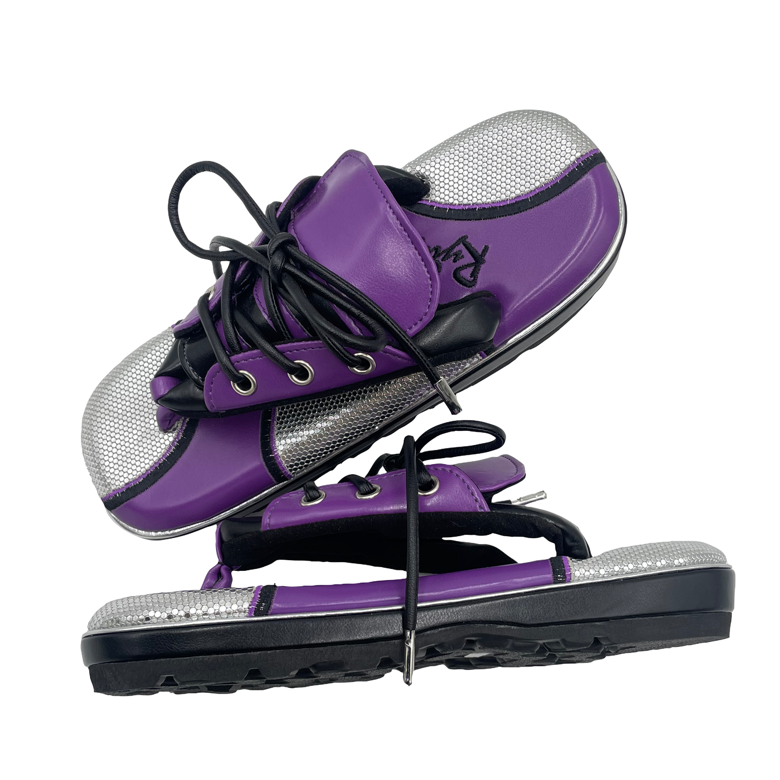 メンズ雪駄　”ニードルワークス-（Purple）"