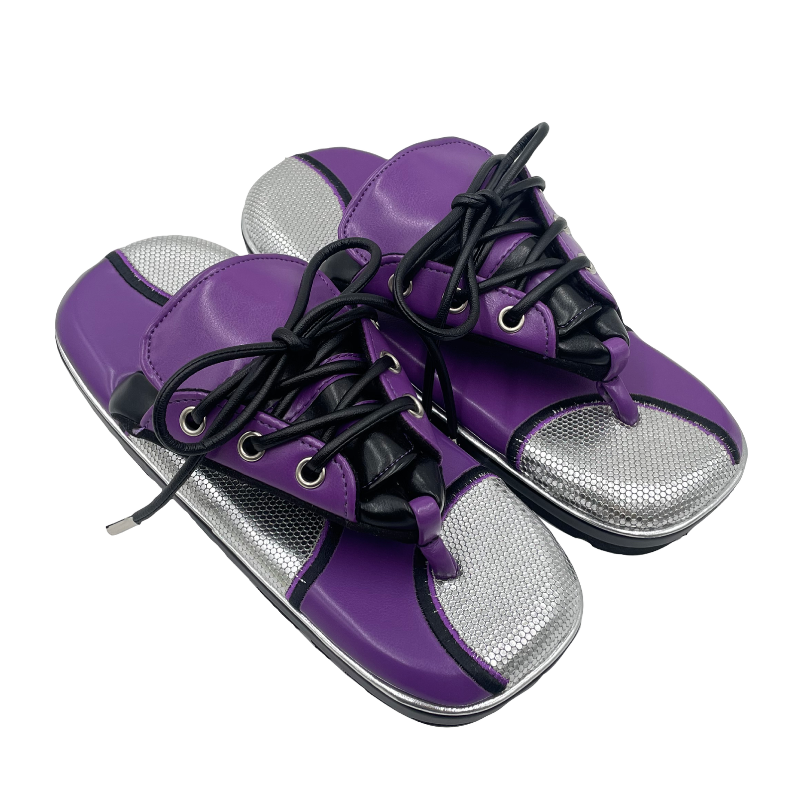 メンズ雪駄　”ニードルワークス-（Purple）"