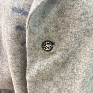 Ryujin 2025きものコート(leopard)ライトグレー