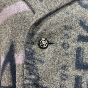 Ryujin 2025きものコート(leopard)グレー