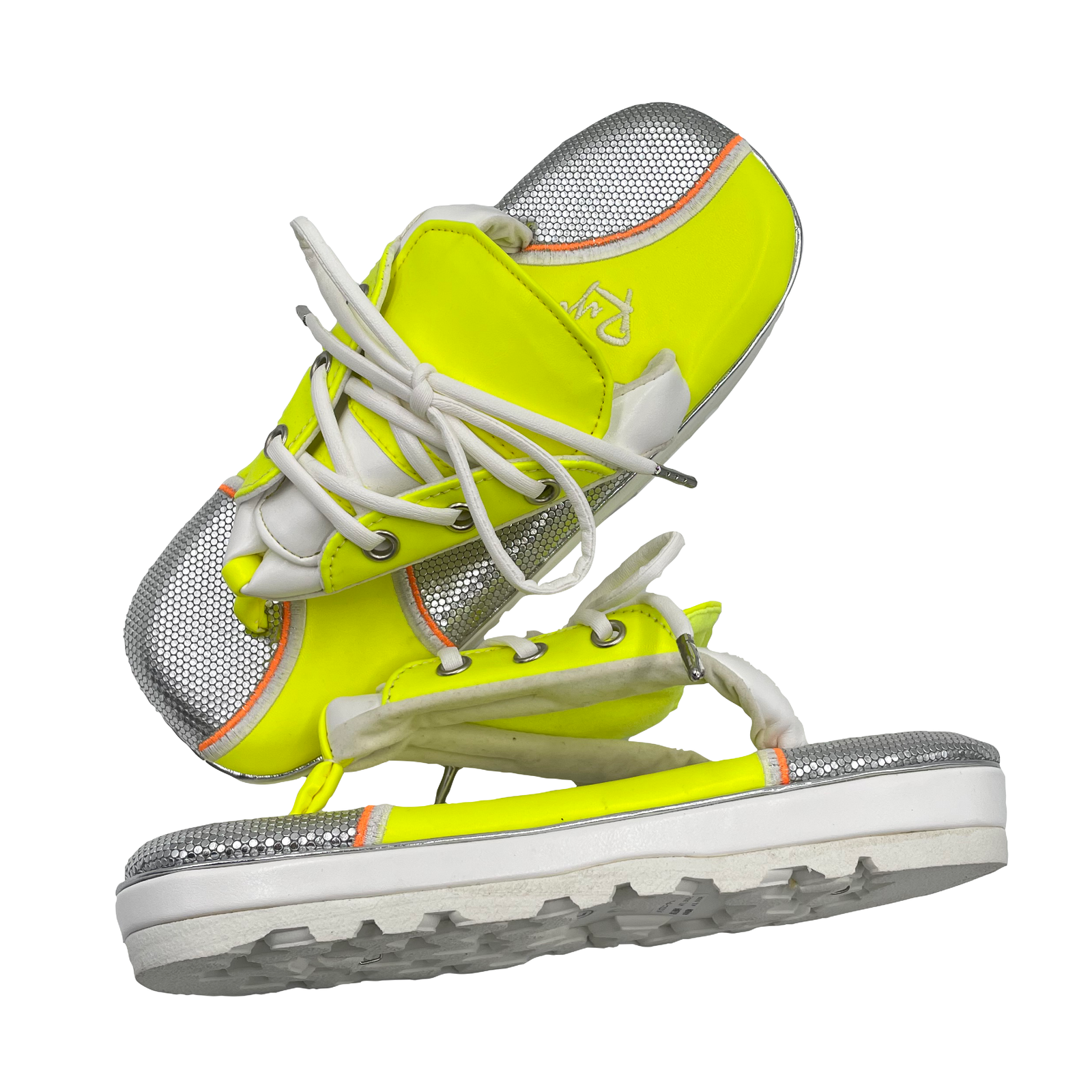 メンズ雪駄　”ニードルワークス-（蛍光Yellow）”